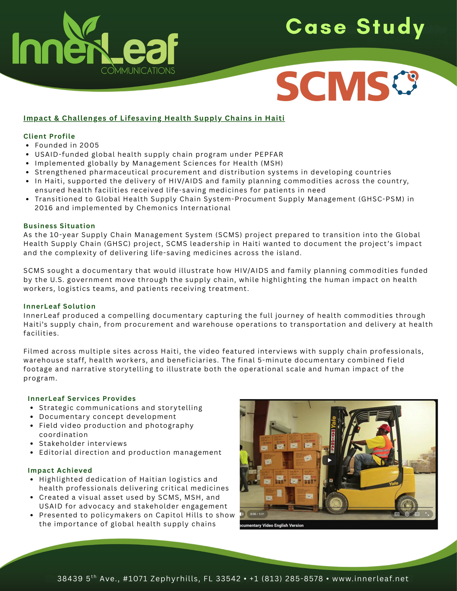 SCMS Case Study